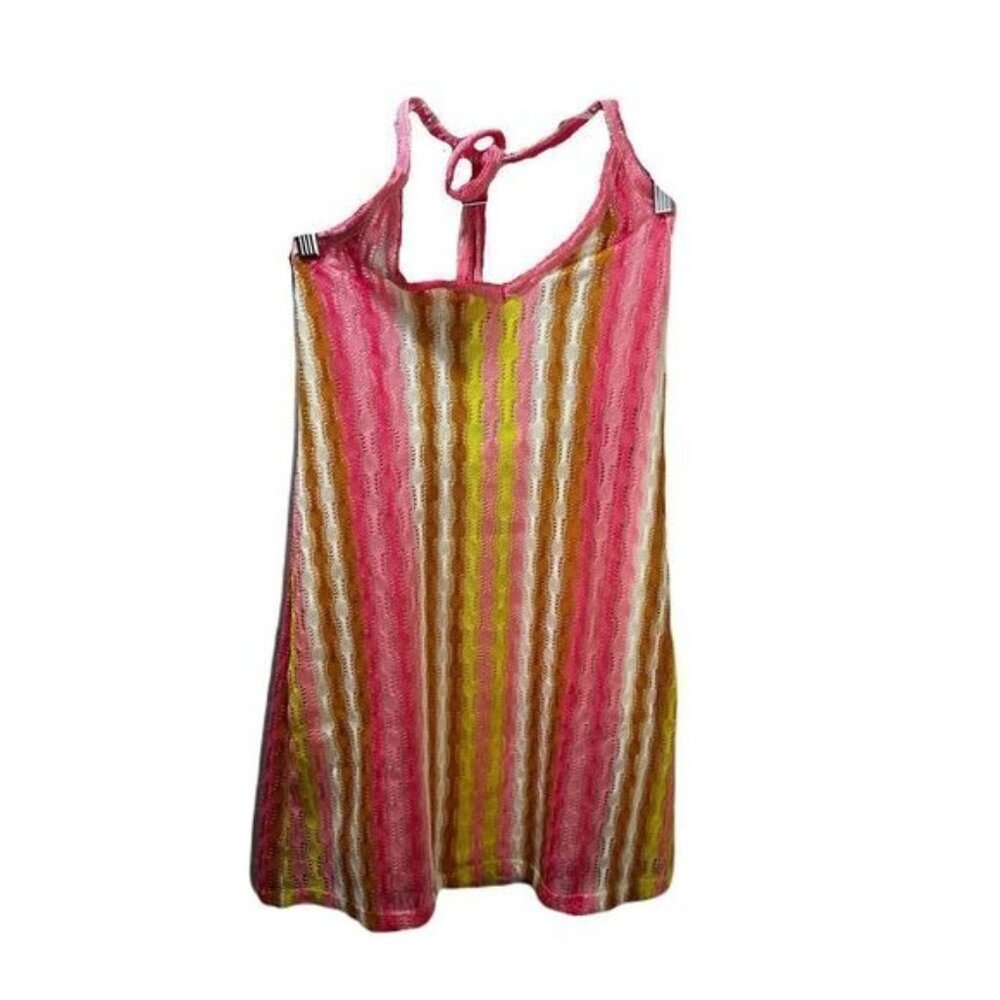 Wild‎ Fable Women's Striped Crochet Top Halter Neck XS